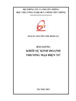 Bài giảng khởi sự kinh doanh thương mại điện tử 