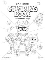 Tranh TÔ MÀU, vở tập tô màu cho trẻ IQ cao chủ đề ĐỘNG VẬT SIÊU DỄ DƯƠNG