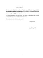 (Luận văn thạc sĩ) Nghiên cứu, thiết kế hệ thống tưới linh hoạt cho vùng trồng ớt xuất khẩu huyện Yên Định, tỉnh Thanh Hóa