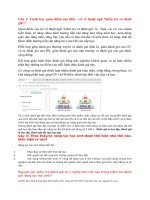 Đáp án tự luận và trắc nghiệm module 3 THCS môn tin học