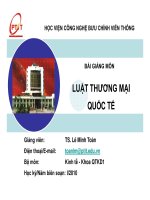 Luật thương mại quốc tế 