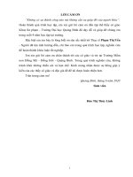 Khóa luận Biện pháp hướng dẫn trẻ 5-6 tuổi khám phá chủ đề “Thế giới thực vật” theo hướng trải nghiệm