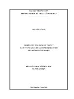 (Luận văn thạc sĩ) Nghiên cứu ứng dụng lý thuyết hàm tương quan để xác định vị trí sự cố của đường dây tải điện