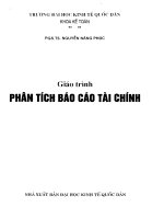 Giáo trình phân tích báo cáo tài chính 