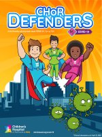 Tranh TÔ MÀU, vở tập tô màu cho trẻ chủ đề Covid19