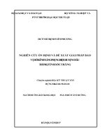 (Luận văn thạc sĩ) Nghiên cứu ổn định và đề xuất giải pháp bảo vệ bờ kênh Xáng Phụng Hiệp, huyện Châu Thành, tỉnh Sóc Trăng