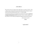 (Luận văn thạc sĩ) Nâng cao hiệu quả công tác quản lý dự án đầu tư xây dựng công trình tại huyện Kỳ Sơn tỉnh Nghệ An