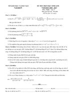 ĐỀ THI HSG TOÁN 9 TỈNH NAM ĐỊNH 2020  2021