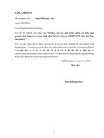 (Luận văn thạc sĩ) Nghiên cứu các giải pháp nâng cao quản lý chất lượng các công trình thủy lợi do Công ty Trách nhiệm hữu hạn Một thành viên Thủy lợi Tam Đảo quản lý