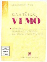 Kinh tế học vi mô giáo trình dùng trong các trường đại học cao đẳng khối kinh tế 