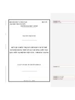 Kết quả điều trị suy hô hấp cấp ở trẻ sơ sinh bằng thở áp lực dương liên tục qua mũi tại bệnh viện sản nhi bắc giang 