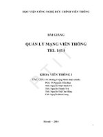 Quản lý mạng viễn thông 