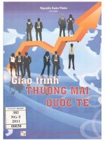 Giáo trình thương mại quốc tế 