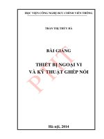 Thiết bị ngoại vi và kĩ thuật ghép nối 