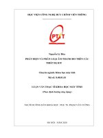 (Luận văn thạc sĩ) Phát hiện và phân loại âm thanh ho trên các thiết bị IoT