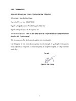 (Luận văn thạc sĩ) Một số giải pháp quản lý chi phí trong xây dựng công trình thủy lợi tỉnh Tuyên Quang