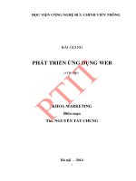 Phát triển ứng dụng web 