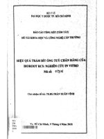 hiệu quả trám bít ống tủy chân răng của bioroot rcs nghiên cứu in vitro 