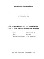 Giải pháp đẩy mạnh tiêu thụ sản phẩm của công ty tnhh thương mại xây dựng nhà đẹp   