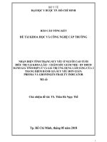 nhận diện tình trạng suy yếu ở ngƣời cao tuổi điều trị tại khoa lão – chăm sóc giảm nhẹ   bv đhyd đánh giá tính hợp lý và giá trị ứng dụng lâm sàng của 2 thang điểm đánh giá suy yếu đơn giản prisma và groningen frailty ind 