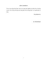 Một số giải 3 pháp nâng cao hiệu quả sử dụng vốn tại công ty cổ phần tm xnk thuận thành 