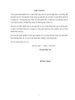 Hoàn thiện công tác quản lý nguồn nhân lực tại công ty TNHH XDTM thịnh an 