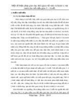 Một số biện pháp giáo dục thói quen vệ sinh và hành vi văn minh cho trẻ mẫu giáo 3 - 4 tuổi