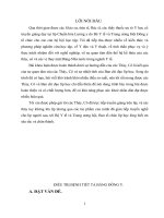 TIỂU LUẬN (Y DƯỢC) điều trị bệnh tiết tả bằng đông y