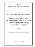 biểu hiện da của bệnh nhân có rối loạn chức năng tuyến giáp tại bệnh viện đại học y dược thành phố hồ chí minh 