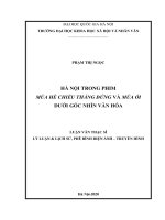 Hà nội trong phim mùa hè chiều thẳng đứng và mùa ổi dưới góc nhìn văn hóa 