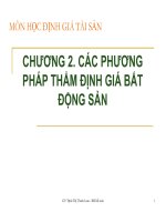 Bài giảng định giá tài sản (đại học thủy lợi) 
