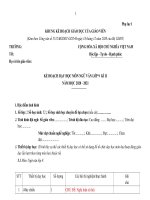 Phụ lục I  kế hoạch dạy học ngữ văn 9 kì 2