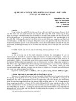 QUYỀN CỦA TRẺ EM TRÊN KHÔNG GIAN MẠNG – GÓC NHÌN TỪ LUẬT AN NINH MẠNG