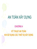 Bài giảng an toàn xây dựng   đại học thủy lợi 