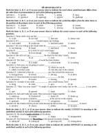 (CÓ đáp án) đề MINH họa THEO cấu TRÚC của bộ GIÁO dục số 35 