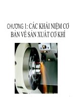 Bài giảng cơ khí đại cương 