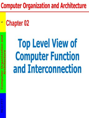 Top level view of computer function and interconnection (tổ CHỨC và ...