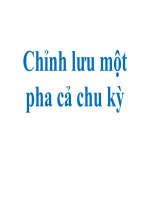 Chỉnh lưu một pha cả chu kỳ, chỉnh lưu ba pha và mạch điều khiển trong chỉnh lưu điều khiển (điện tử CÔNG SUẤT SLIDE)