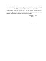 Nghiên cứu phương pháp đánh giá hiệu quả kinh tế các dự án đầu tư xây dựng công trình thủy lợi ở đồng bằng sông cửu long áp dụng cho dự án kênh phú đức thuộc huyện tam nông tỉnh đồng tháp 