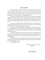 Nghiên cứu giải pháp phòng chống lũ phục vụ phát triển kinh tế xã hội vùng hạ du lưu vực sông gianh tỉnh quảng bình 