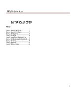 BÀI TẬP MÔN HÓA LÝ (FULL CÁC CHƯƠNG - CÓ ĐÁP ÁN và GIẢI CHI TIẾT)