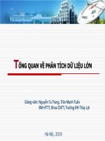 Phân tích dữ liệu lớn phần 1 