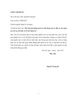 Đề xuất giải pháp quản lý chất lượng dự án đầu tư xây dựng tại chi cục đê điều và phòng chống lụt bão nghệ an 