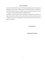 Đề xuất giải pháp nhằm nâng cao hiệu quả hoạt động kinh doanh của công ty tnhh hoàng vũ 