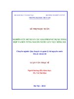 Nghiên cứu sóng tràn qua đê biển có tường đỉnh ở bắc bộ 