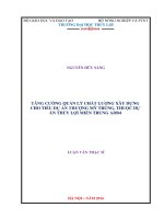 Một số giải pháp nâng cao hiệu quả sử dụng vốn tại công ty cổ phần tm xnk thuận thành 