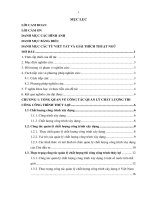 Nghiên cứu giải pháp nâng cao năng lực quản lý chất lượng thi công các công trình thủy lợi tại trung tâm quản lý khai thác công trình thủy lợi tỉnh long an 