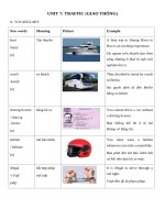 UNIT 7, 8 Bộ chuyên sâu và bài tập tiếng Anh 7- Bản dành cho học sinh