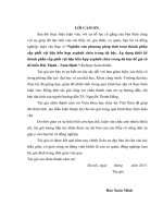 Đề xuất một số giải pháp tăng cường công tác quản lý chi phí các dự án đầu tư xây dựng công trình thủy lợi trên địa bàn tỉnh hưng yên 