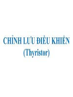 Chỉnh lưu điều khiển một pha nửa chu kỳ và chỉnh lưu điều khiển cầu một pha (điện tử CÔNG SUẤT SLIDE)